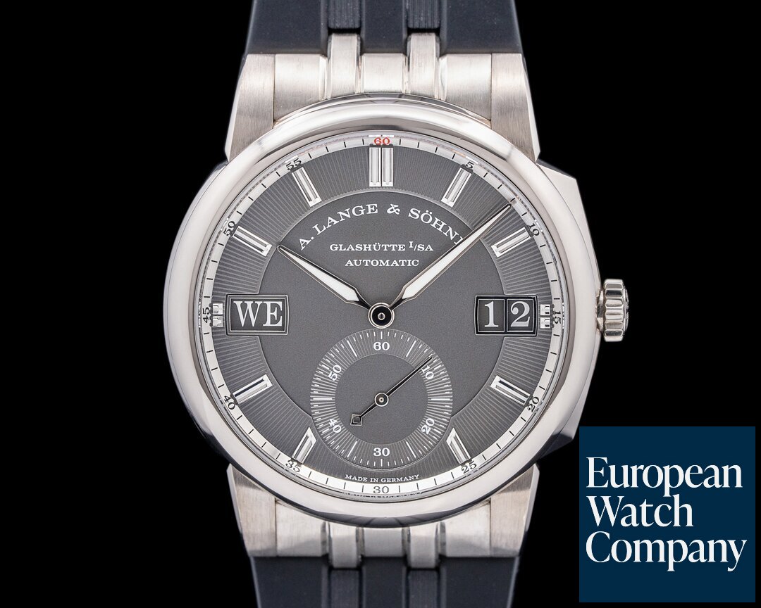 A. Lange and Sohne 363.038 Odysseus 363.068 18K White Gold Grey Dial / Rubber