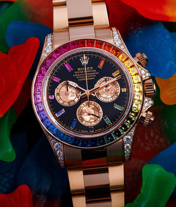 Daytona rainbow bezel clearance